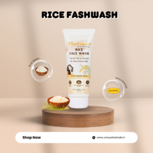 Home rice face wash
