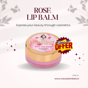 Home rose lip balm
